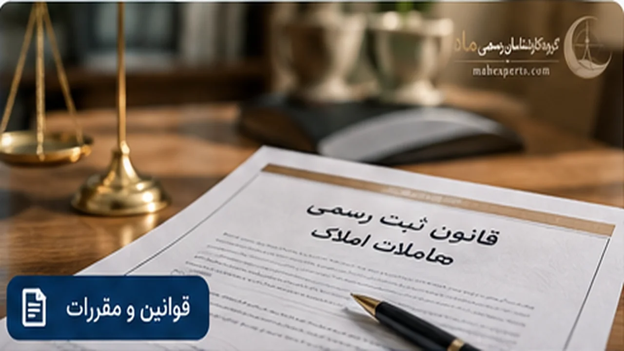 اجرای قانون ثبت رسمی معاملات املاک وارد مرحله جدی‌تری شد، هشدار مهم به خریداران و فروشندگان؛ تصویر اختصاصی گروه کارشناسان رسمی ماه