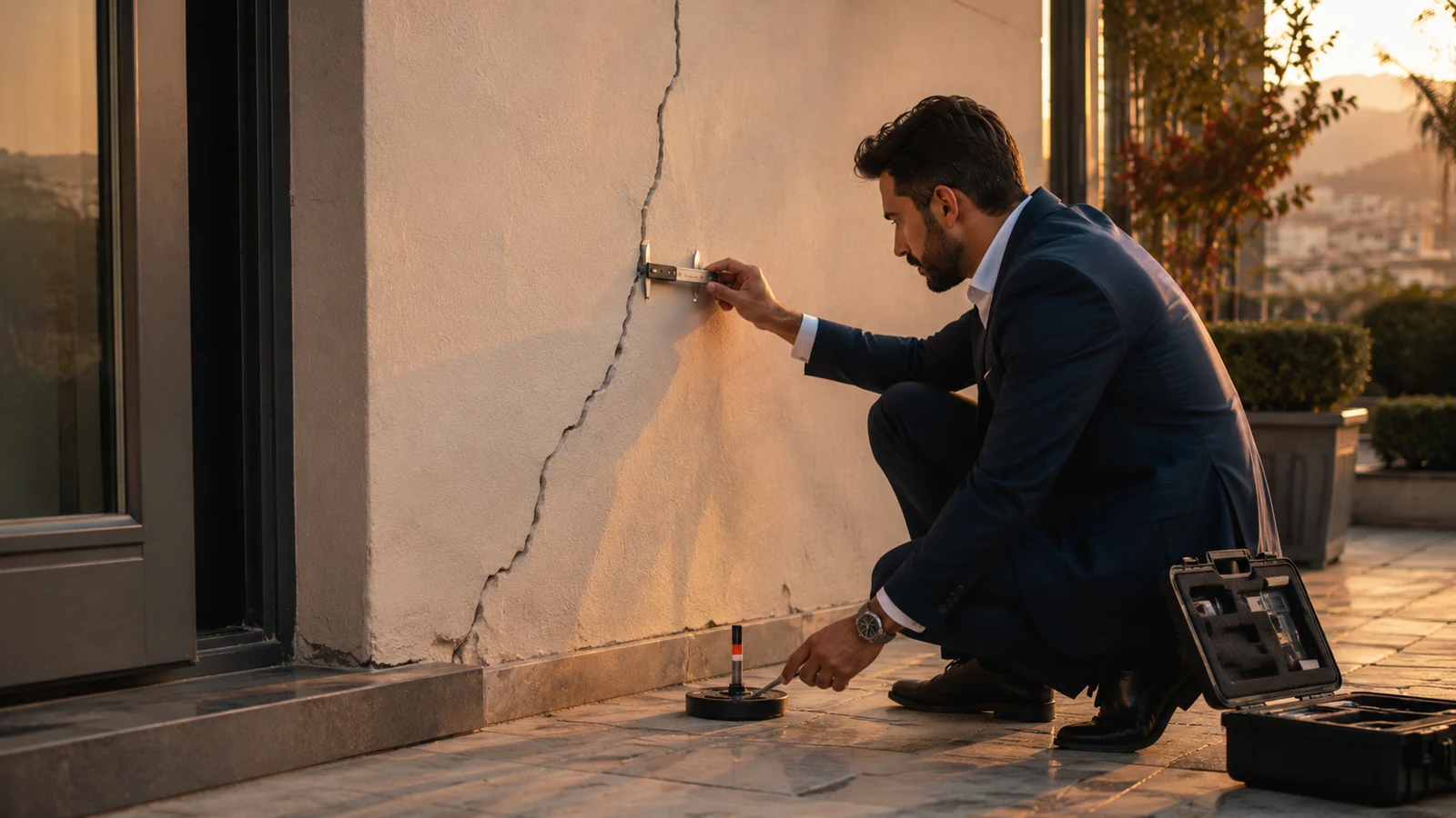 ترک، نشست و تغییرشکل