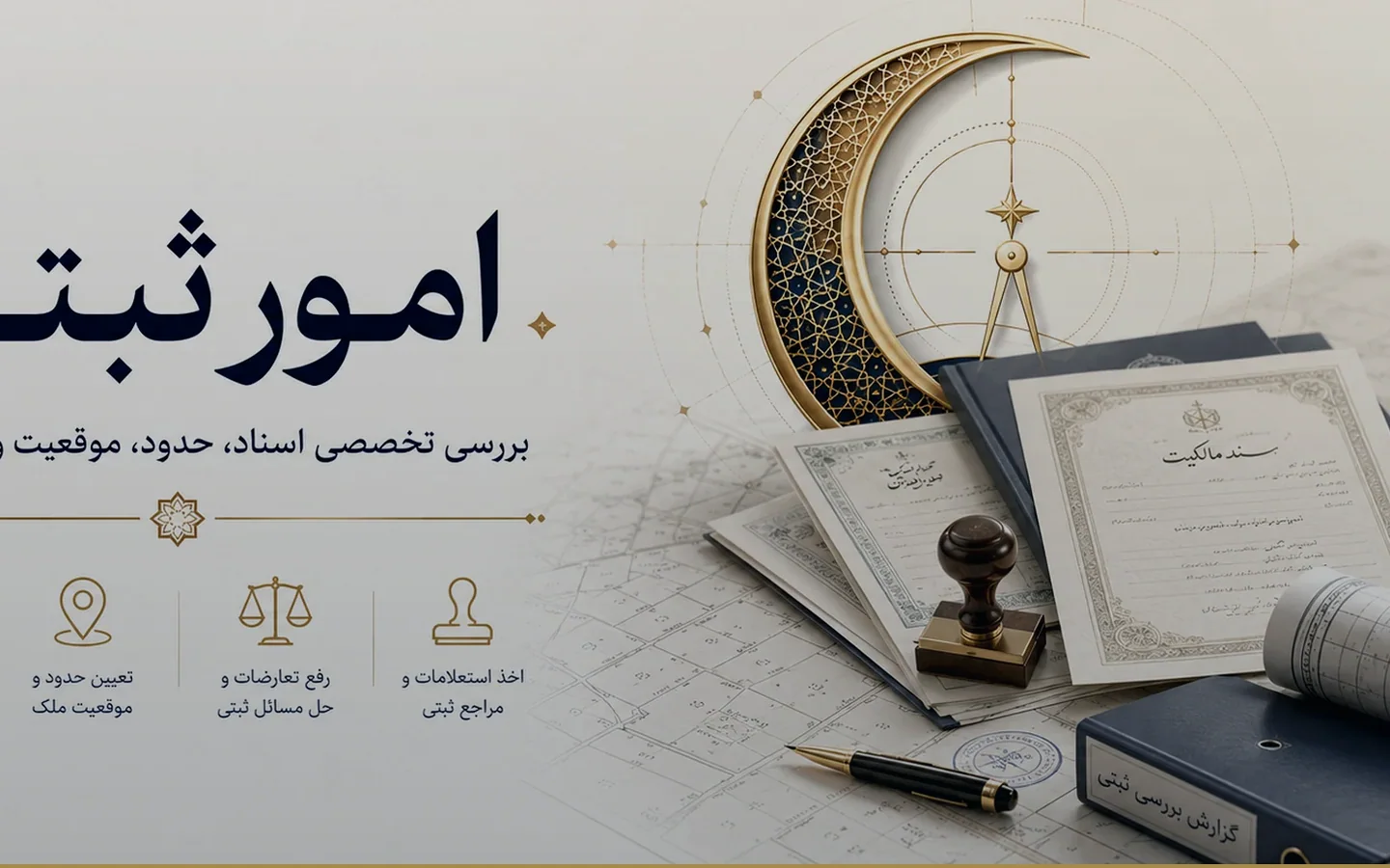 جانمایی پلاک و تطبیق ثبتی