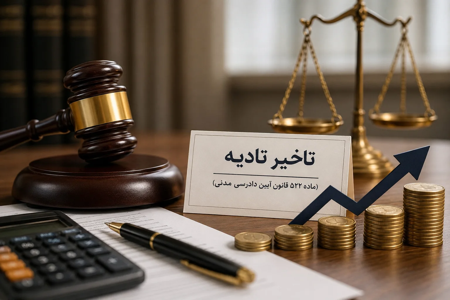 خسارت تأخیر تأدیه و ماده ۵۲۲ قانون آیین دادرسی مدنی