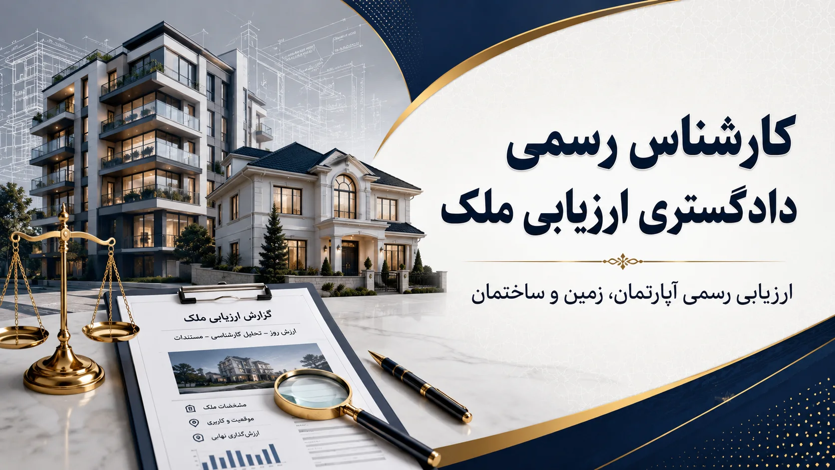 کارشناس رسمی دادگستری ارزیابی ملک کارشناس رسمی دادگستری ارزیابی ملک و قیمت گذاری رسمی آپارتمان زمین و ساختمان
